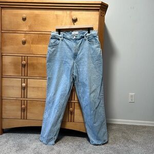 Abercrombie & Fitch Jeans The 90’s Straight Ultra High Rise Curve Love Size 33